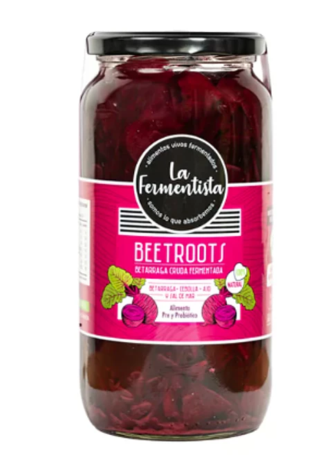 Beetroots XL Chucrut Betarraga 1000gr Refrigerado La Fermentista