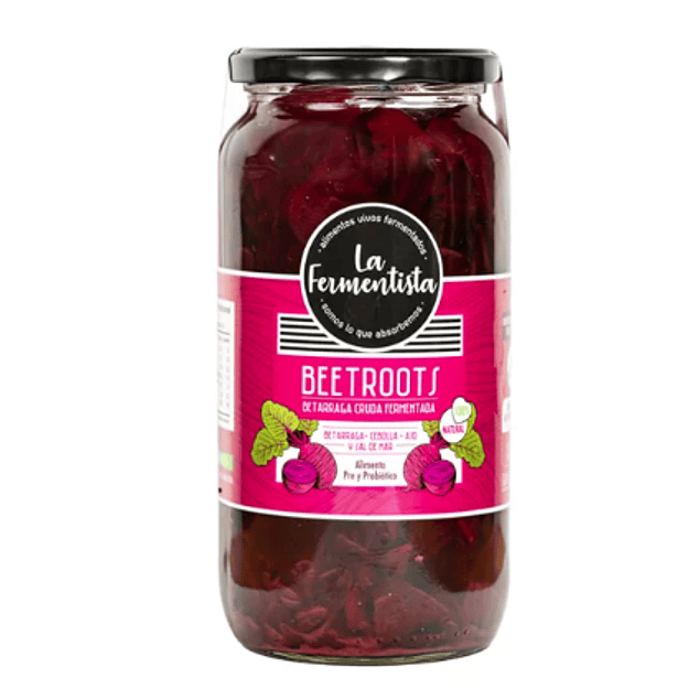 Beetroots XL Chucrut Betarraga 1000gr Refrigerado La Fermentista