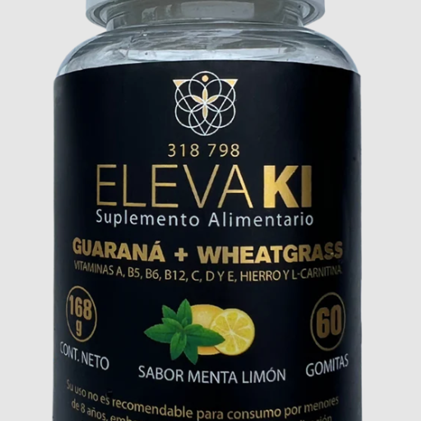 Gomitas Wheatgrass ElevaKi sobre 60 unidad 1