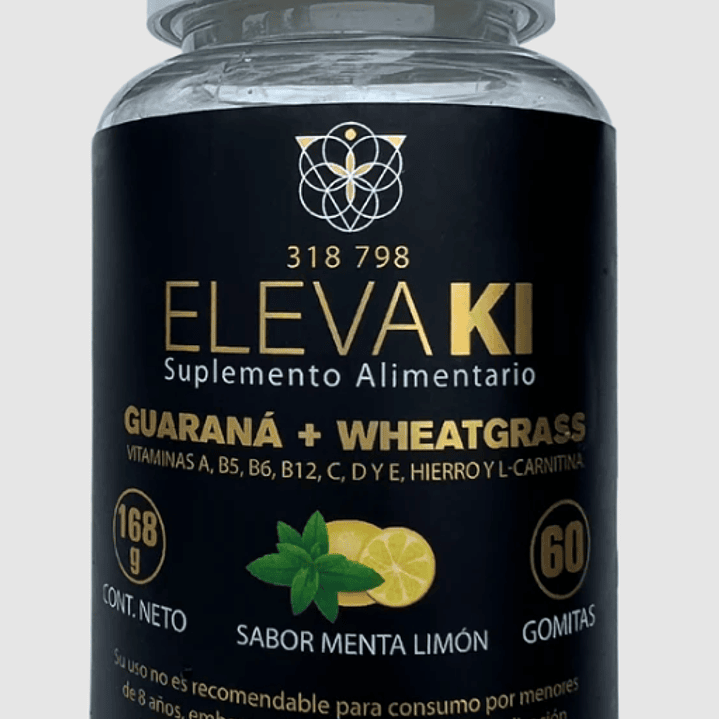 Gomitas Wheatgrass ElevaKi sobre 60 unidad 1