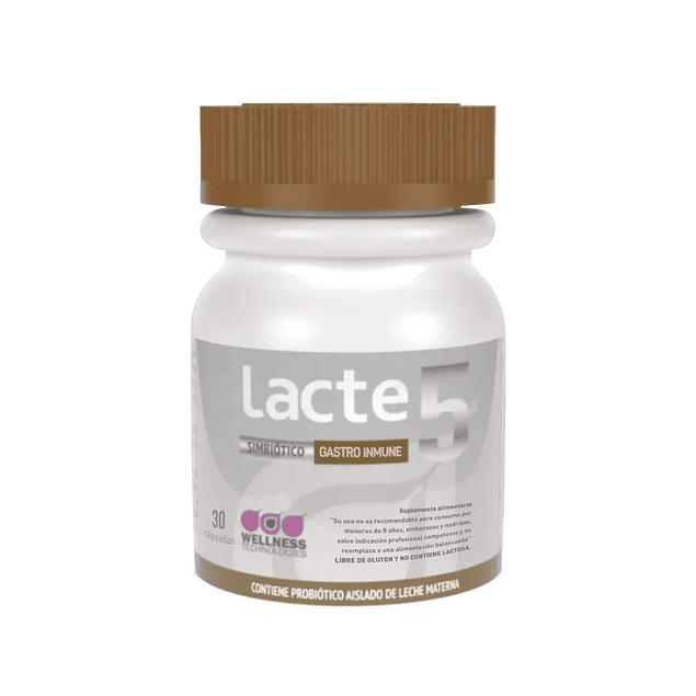 Probiótico Gastro  Inmune 60Caps Lacte 5 