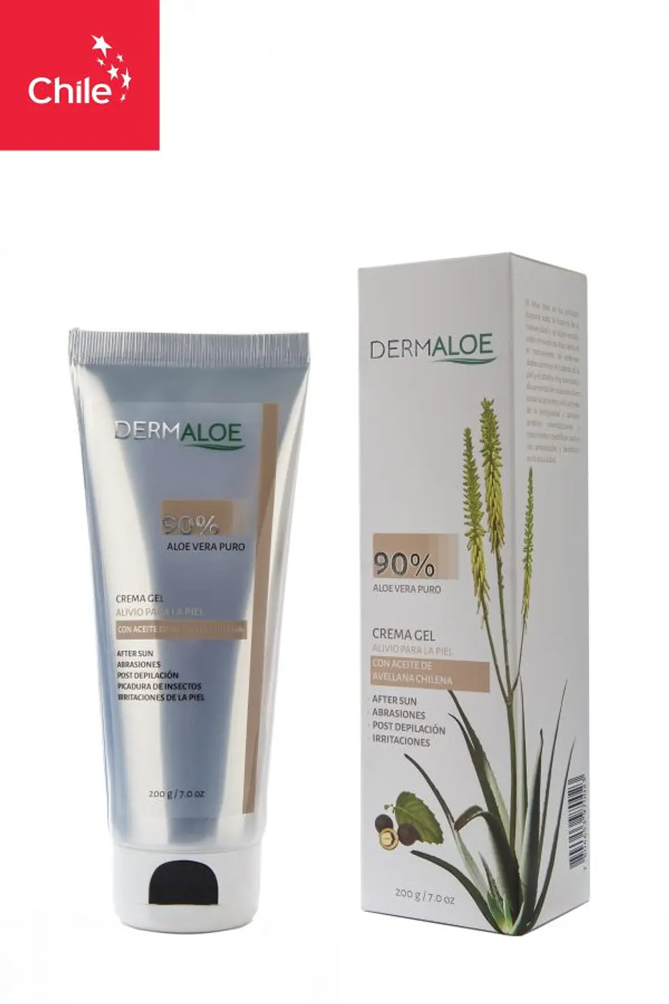 Crema Gel 90% aloe vera 200g - Dermaloe 1