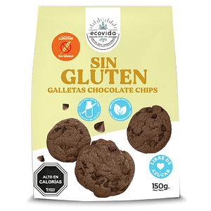 Galleta Sin Gluten Chocochips 150g ECOVIDA