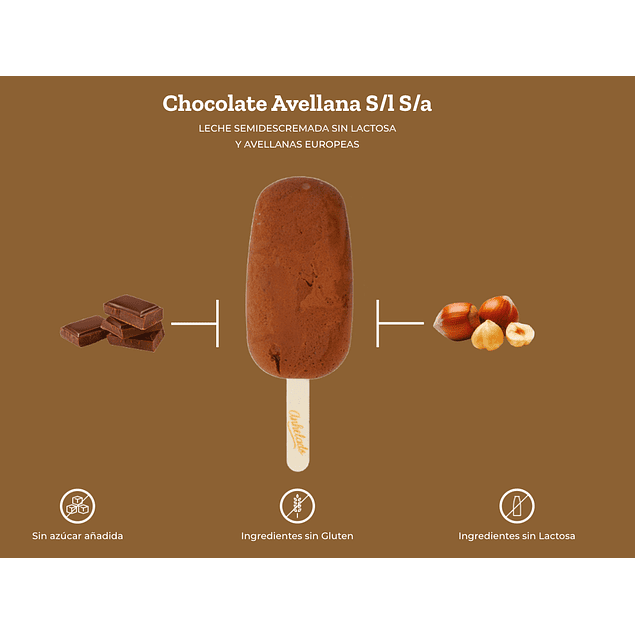 Chocolate Avellana sin lactosa Anhelados