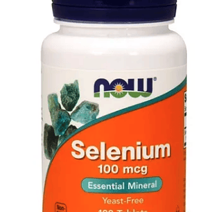 Selenio 100mcg 100 cápsulas  Now