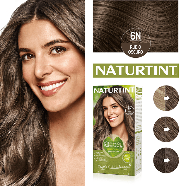 Tintura de pelo 6N - Naturtint