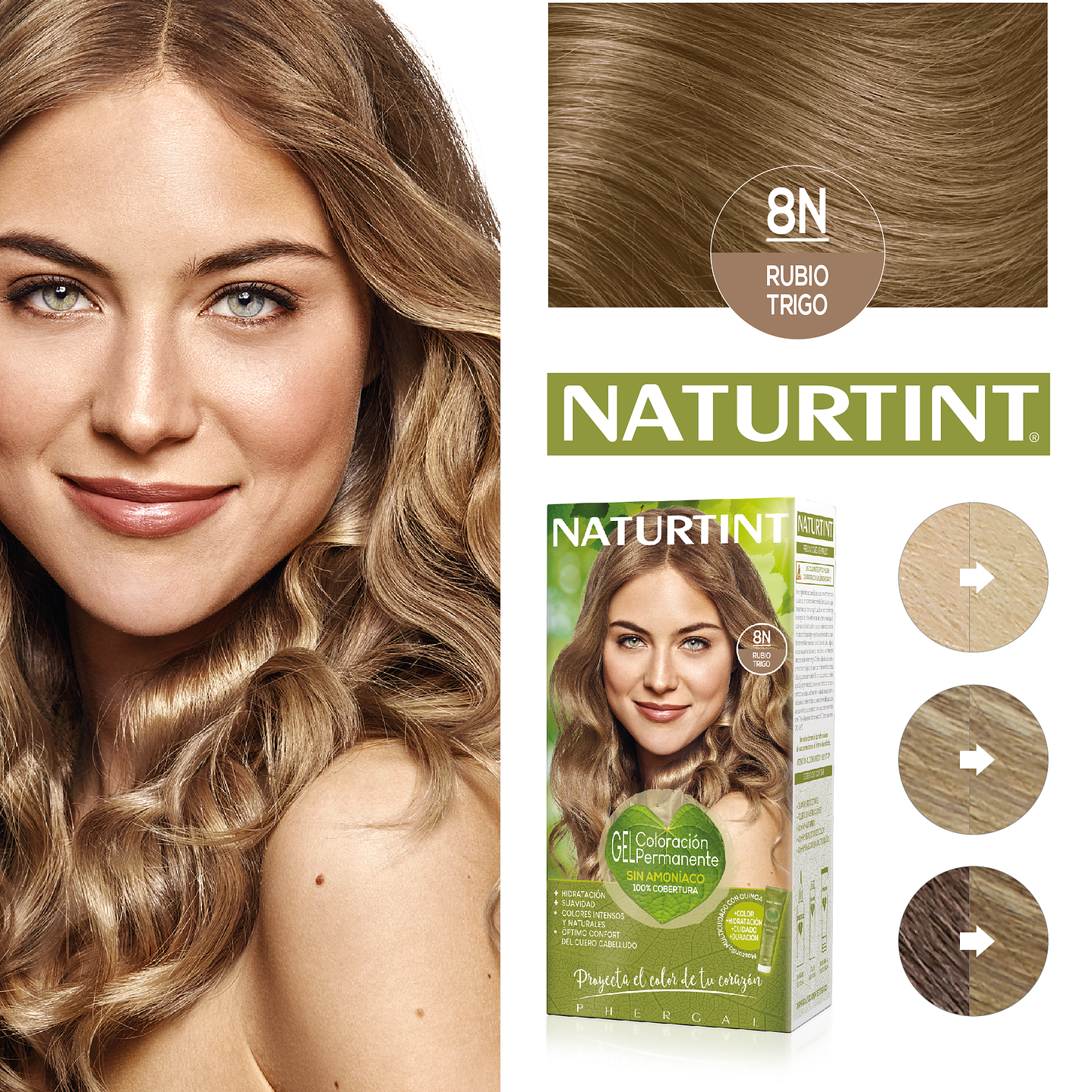 Tintura de pelo 8N - Naturtint 2