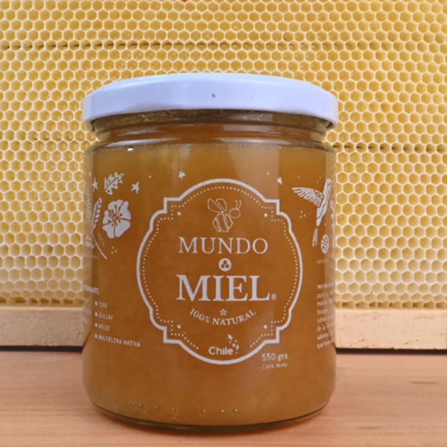 Miel Multifloral Nativa 550 grs Mundo miel 1