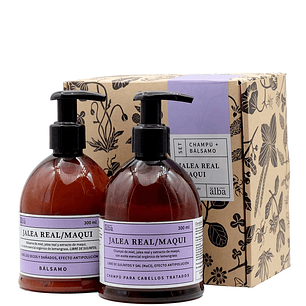 Pack Champú y bálsamo Maqui Jalea real 300ml - Del Alba