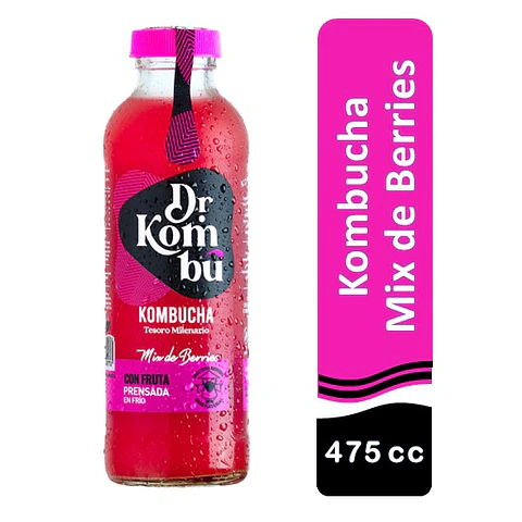 Kombucha mix de berries 475cc - Dr Kombu