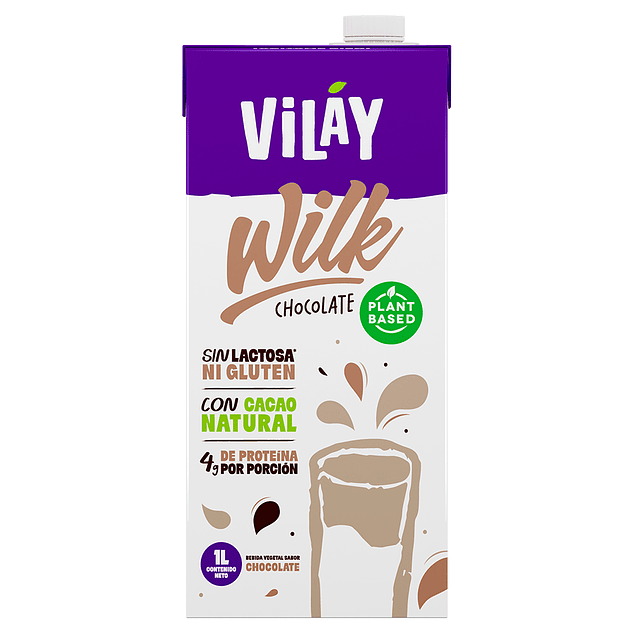 Bebida a base de arveja sabor chocolate WILK 1 lt Vilay