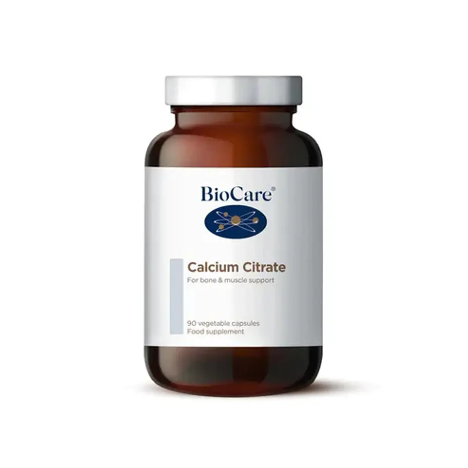Citrato de calcio 90 capsulas - Biocare 1