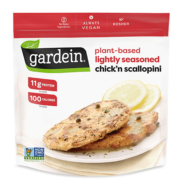 Sucedáneo filetes de pollo vegano (4 UNIDADES) gardein.