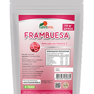 Frambuesa en polvo 150 gr Fuente vital