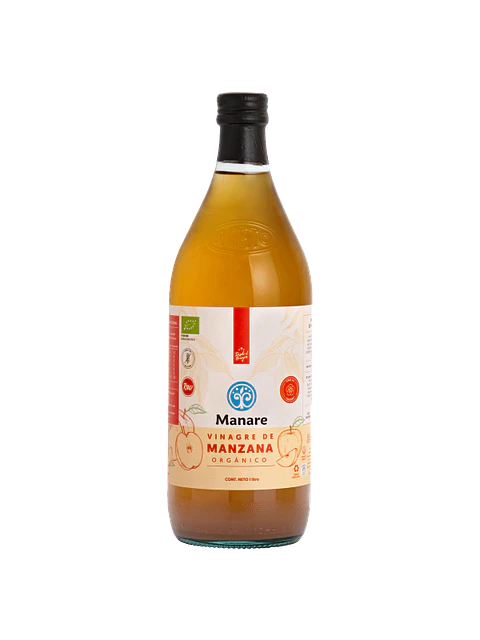 Vinagre de manzana orgánico 1 Lt Manare