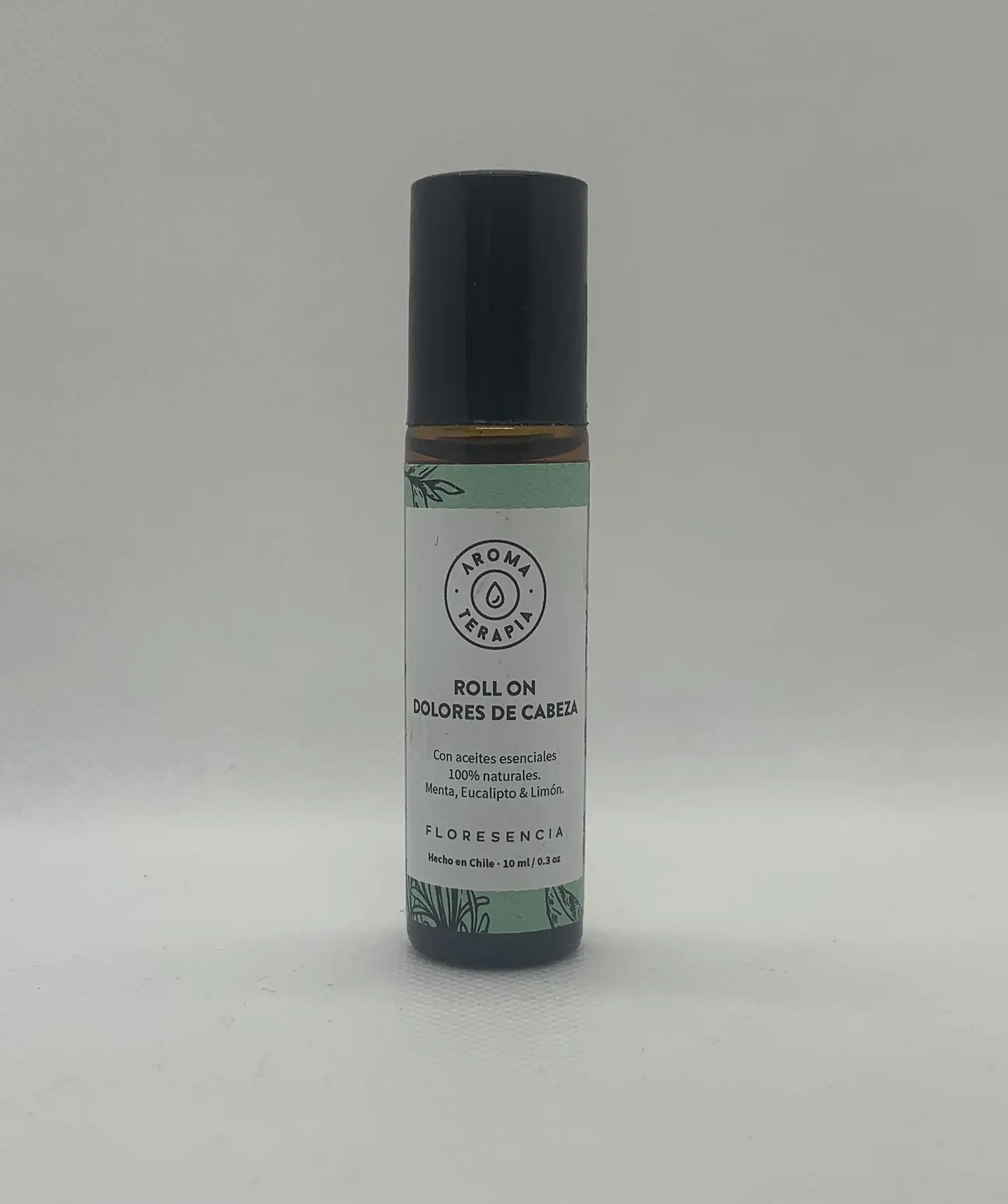 Roll on Dolores de cabeza (menta, eucalipto y limón) 10 ml. Floresencia 1