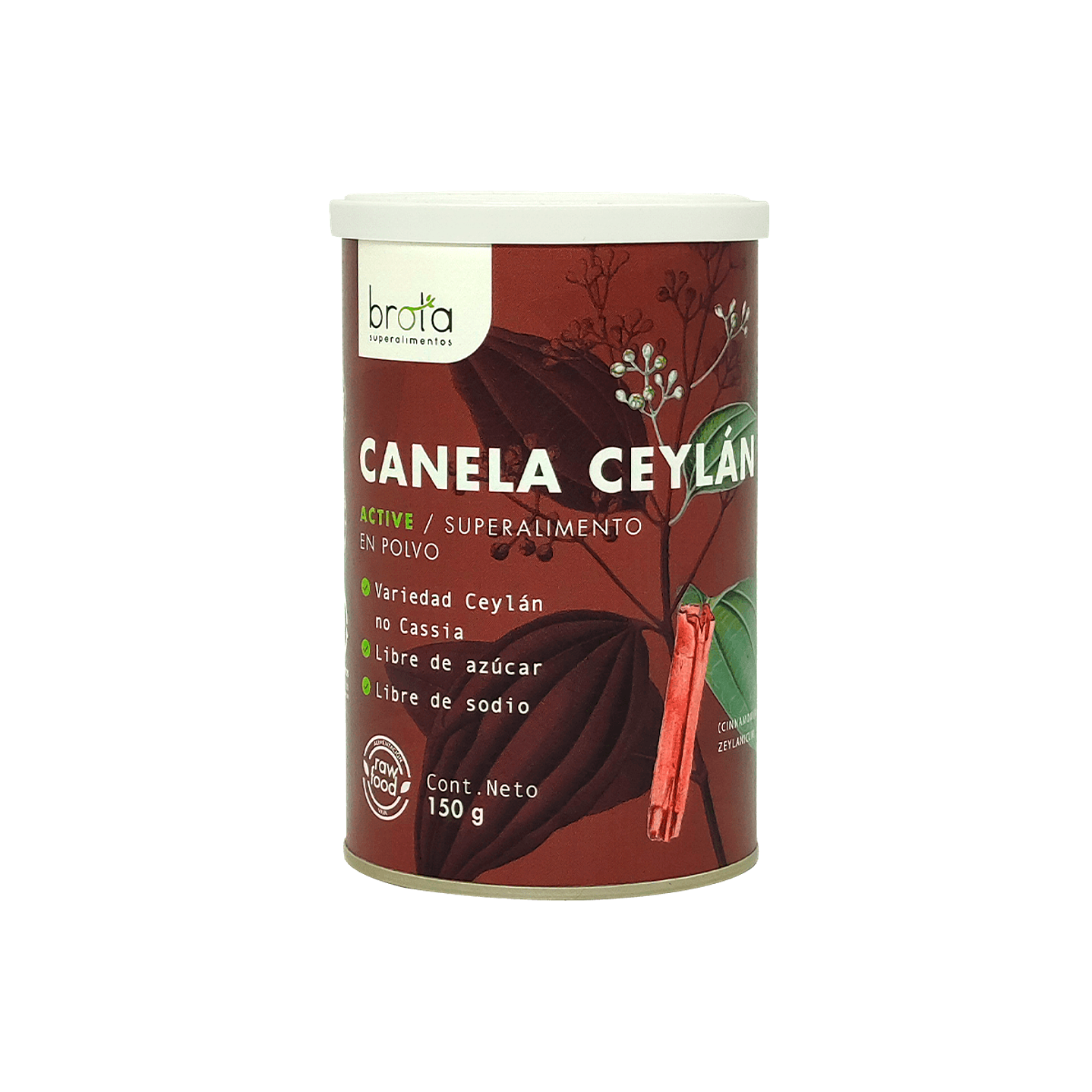 Canela Ceylan 150gr Polvo Brota 1