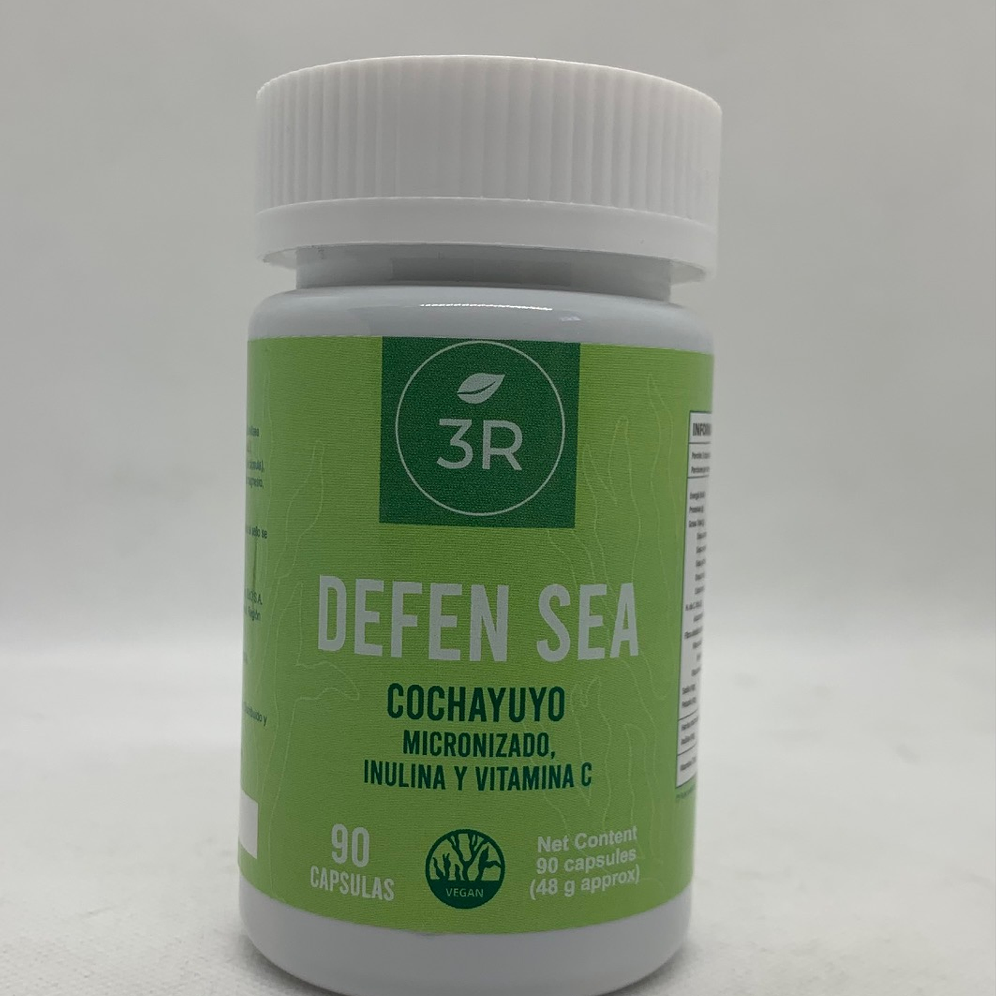 Cochayuyo con vitamina C Defen Sea 90 cápsulas 3R 1