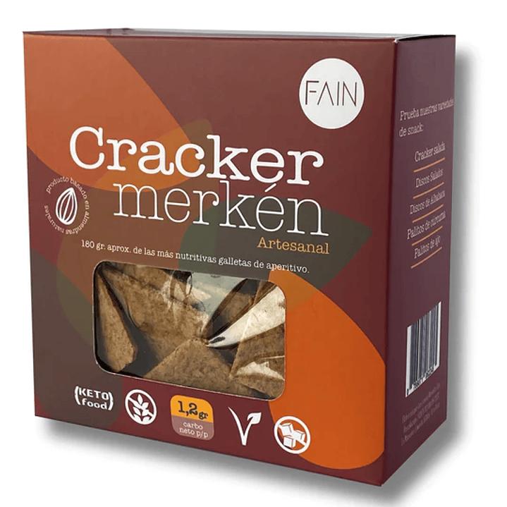 Fain - Cracker Keto con Merken 150grs 1