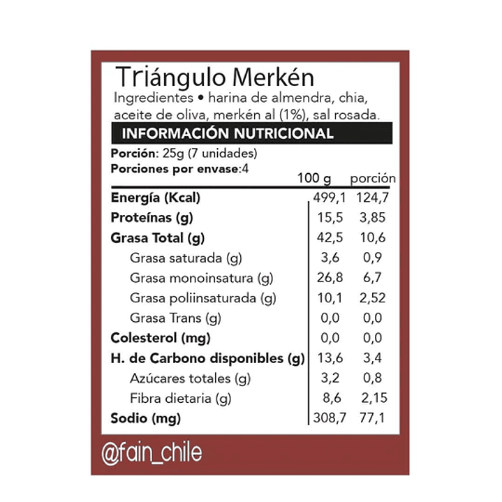 Fain - Cracker Keto con Merken 150grs 2