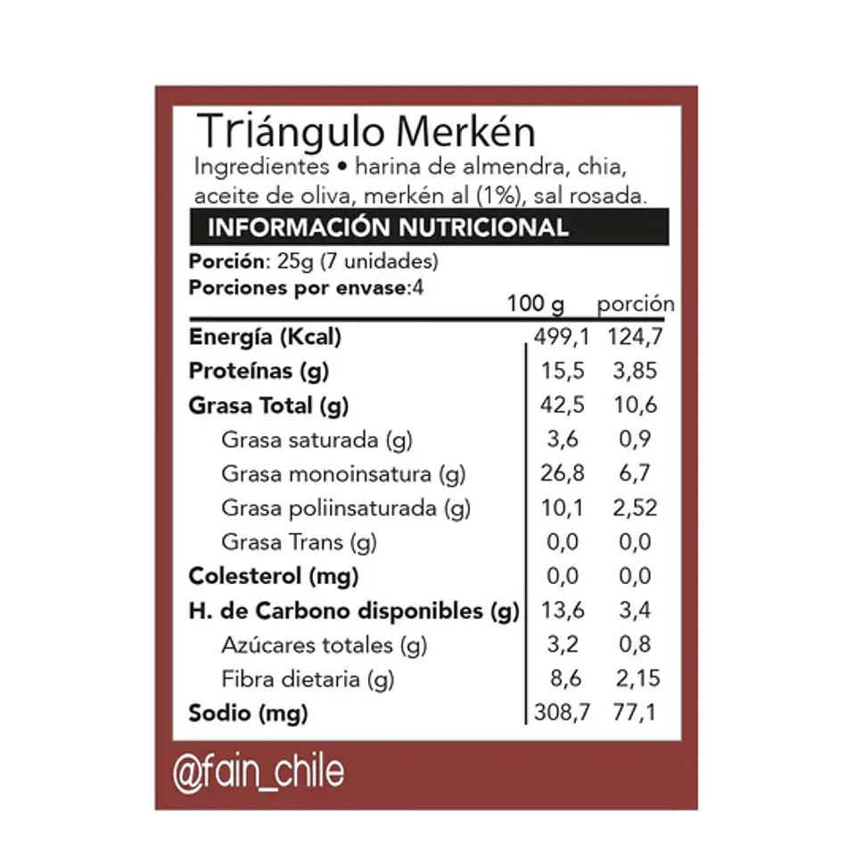Fain - Cracker Keto con Merken 150grs 2