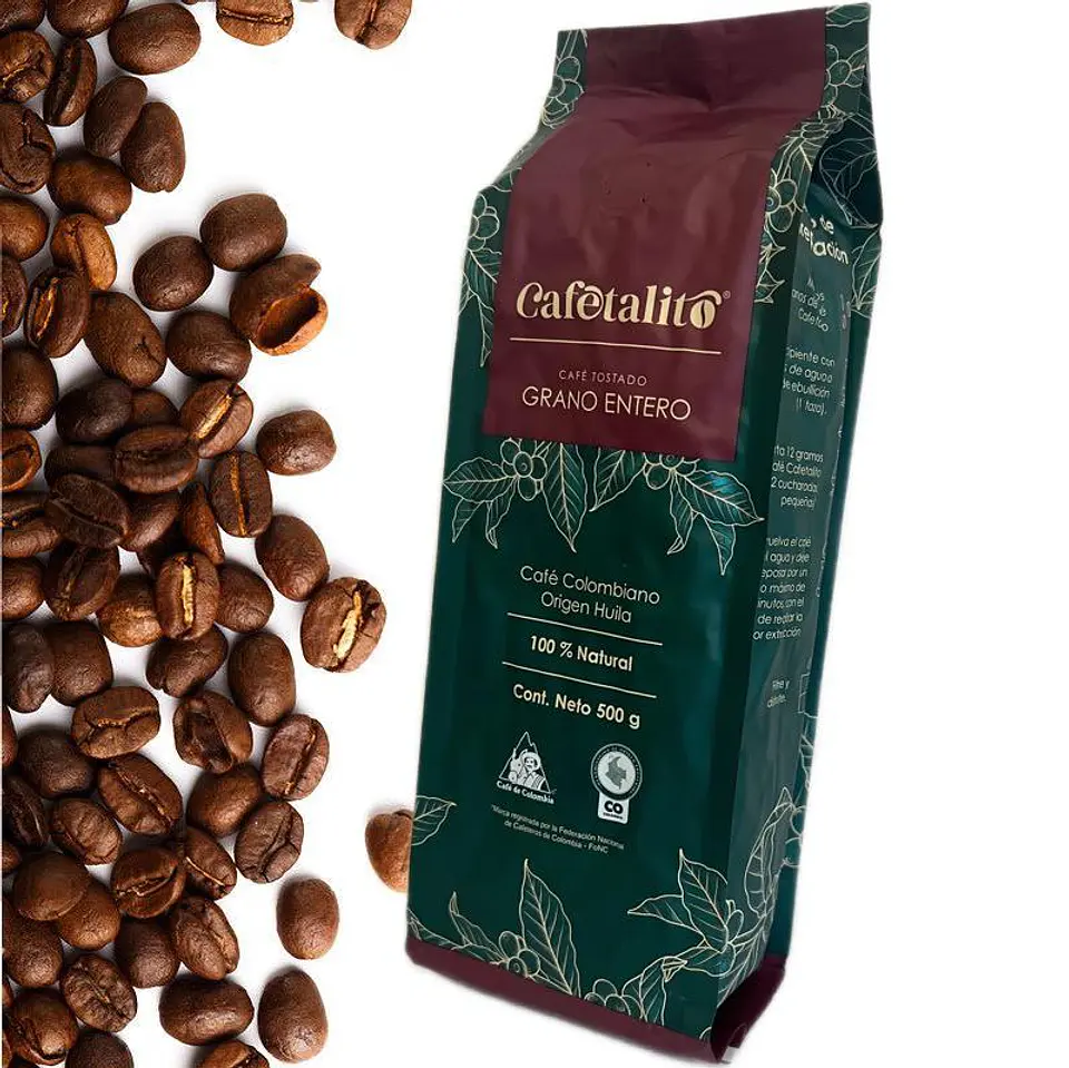  Cafetalito - Cafe en grano 500g 1