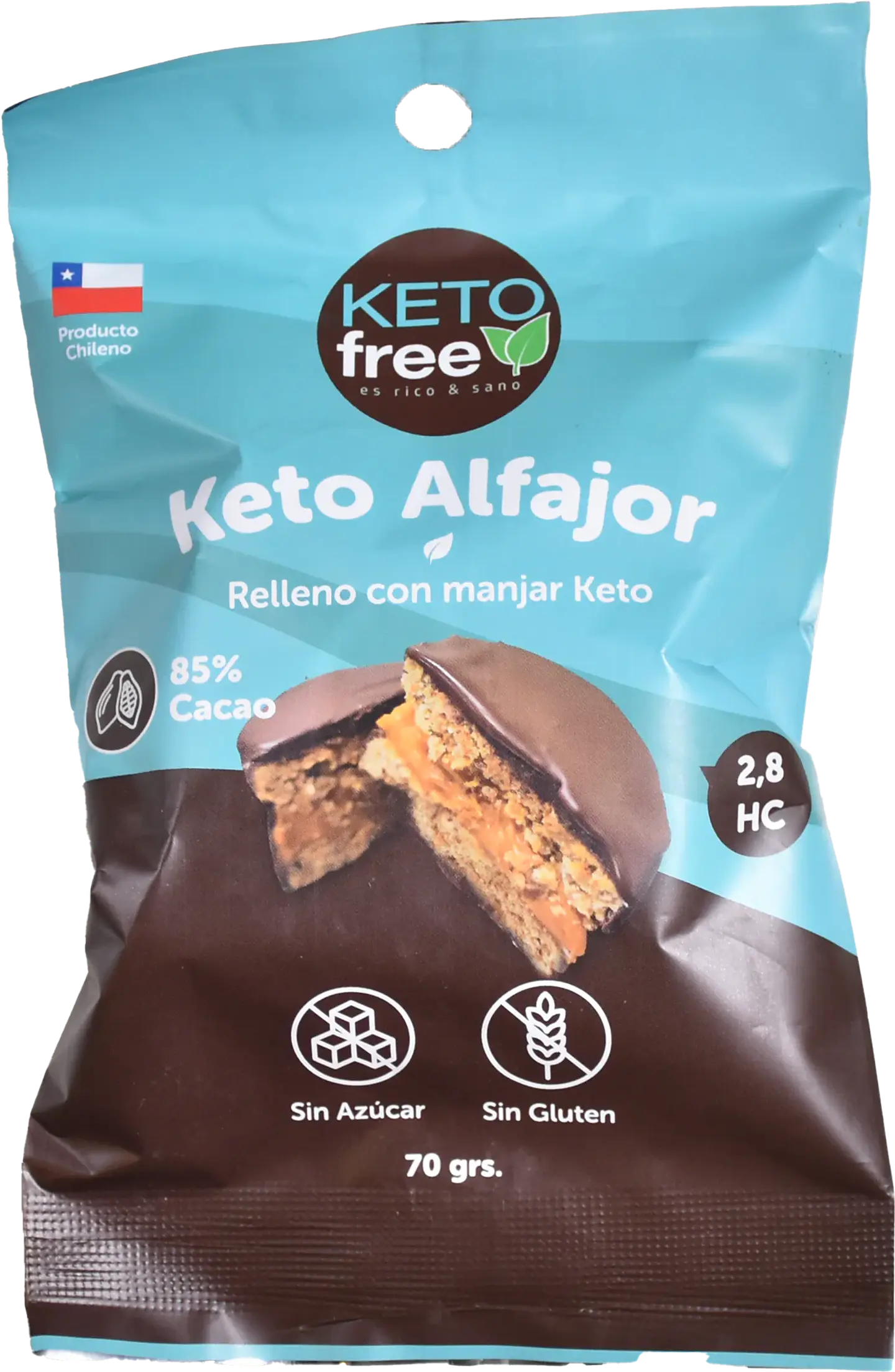 KetoFree - Alfajor Keto 70g 1