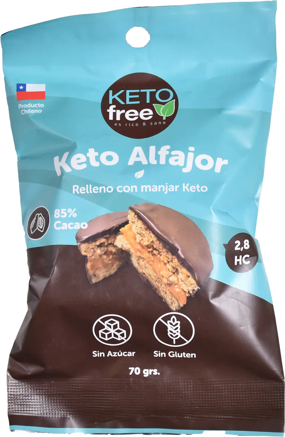 KetoFree - Alfajor Keto 70g 1