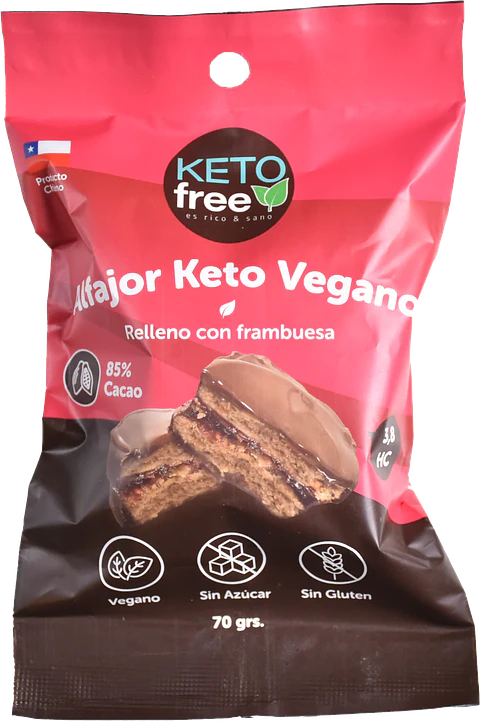 KetoFree - Alfajor Keto Frambuesa 70g