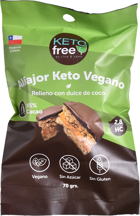 KetoFree - Alfajor Keto vegano 70g