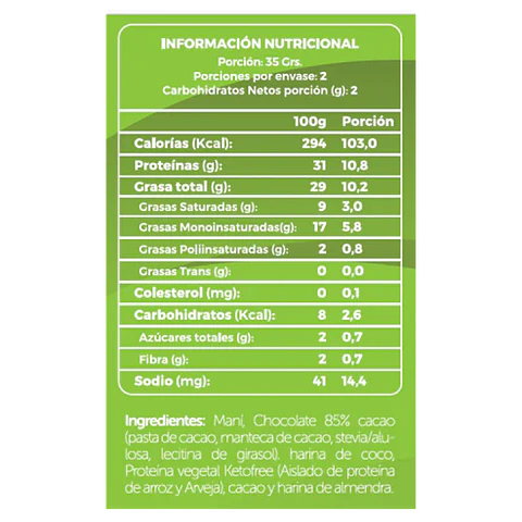 KetoFree - Energy ball Keto 2u 70gr
