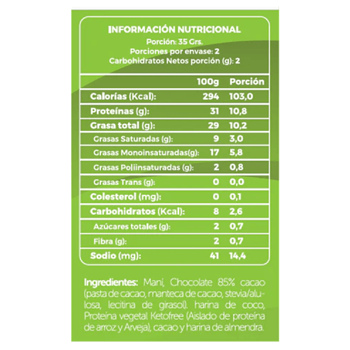 KetoFree - Energy ball Keto 2u 70gr 2