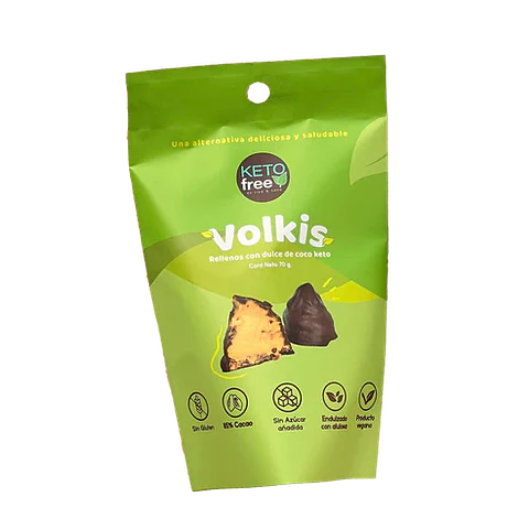 KetoFree - Volkis con dulce de coco 70gr