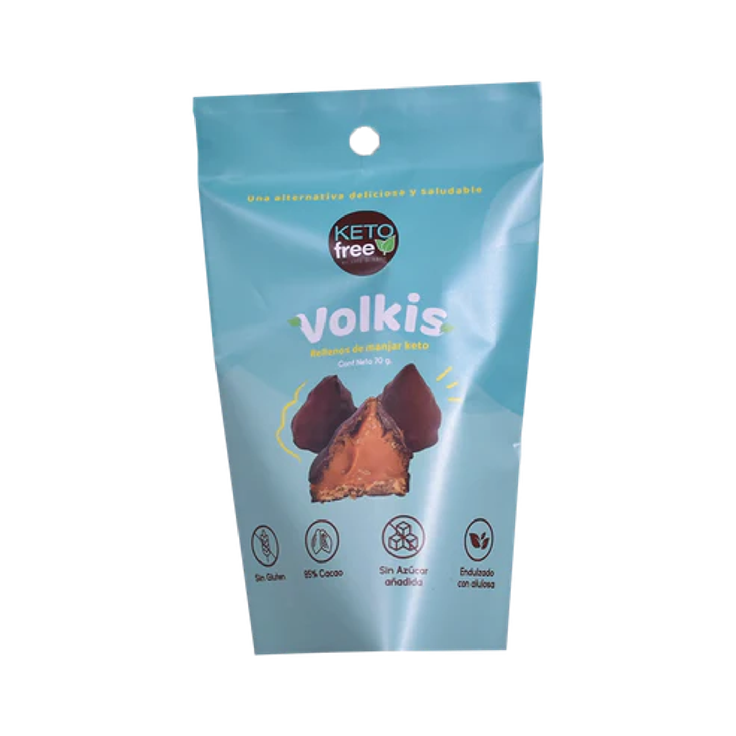 KetoFree - Volkis con manjar Keto 70gr 1