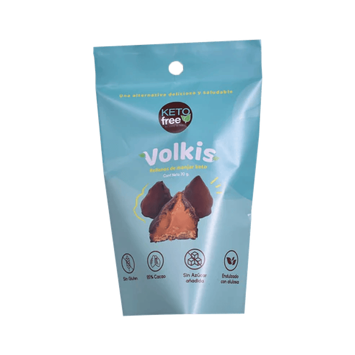 KetoFree - Volkis con manjar Keto 70gr 1