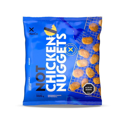 Not Co - Not chicken nugget 300 gr "Congelados, solo disponibles para retiro en tienda"