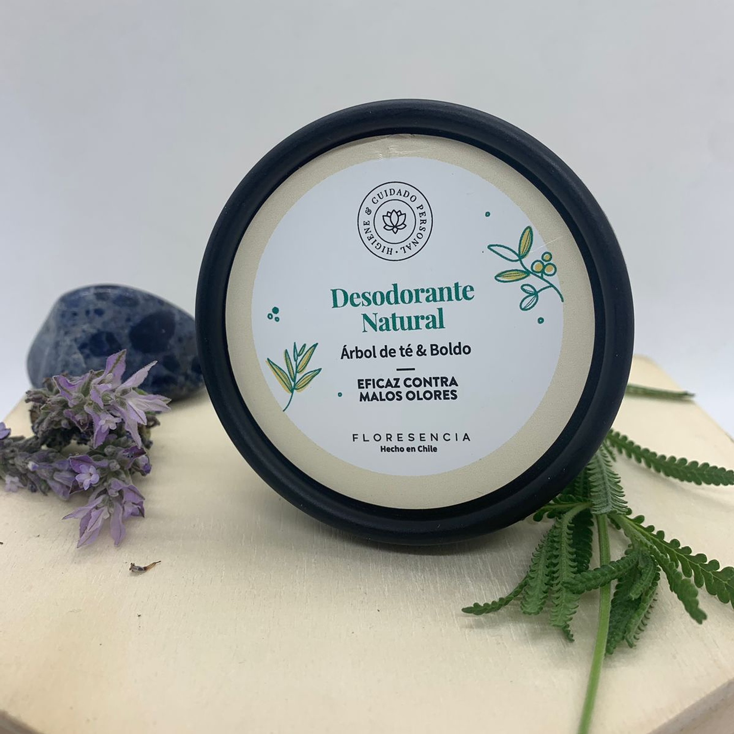 Floresencia - Desodorante Natural Arbol de té y Boldo 70gr 1