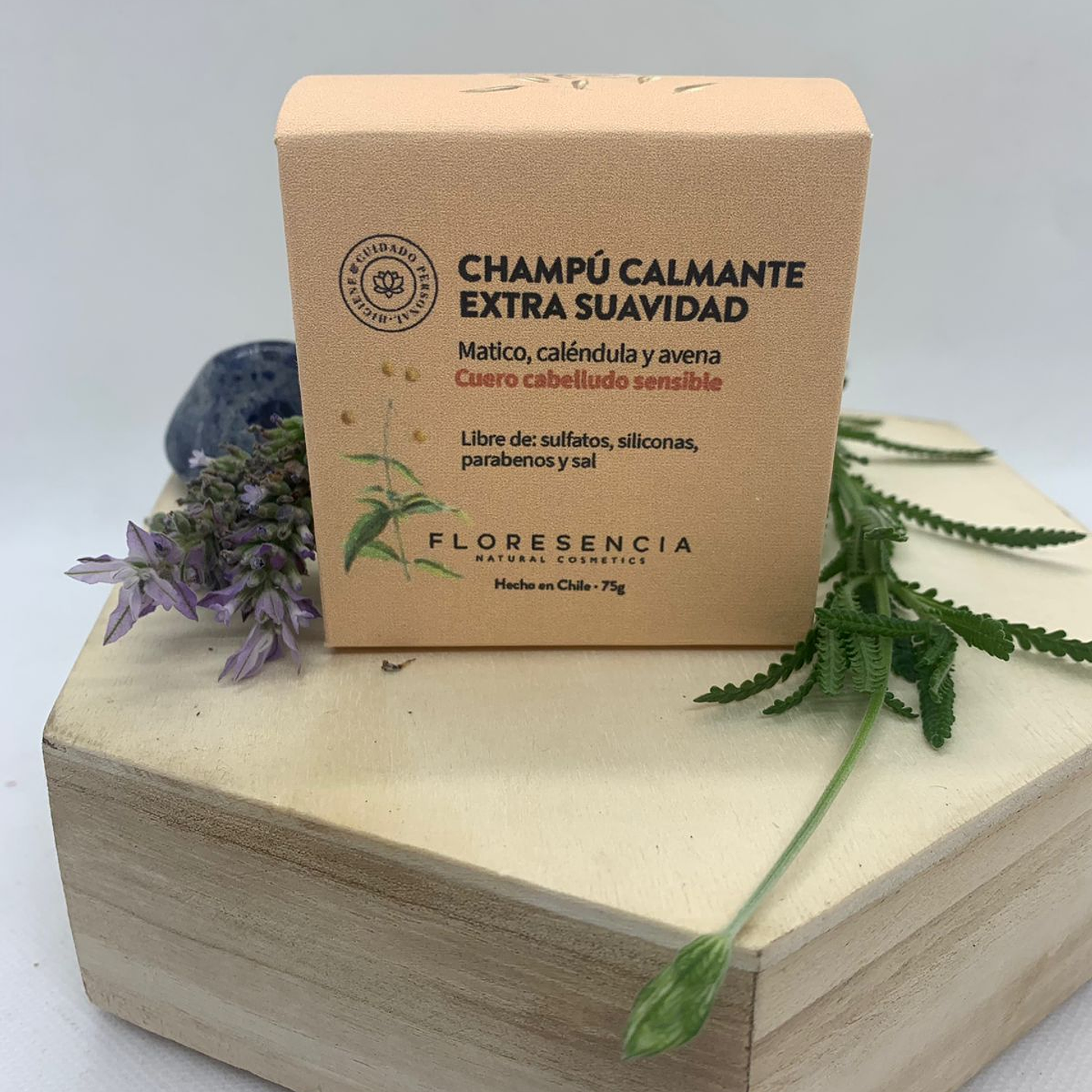 Floresencia - Champú Solido Calmante 75g 1