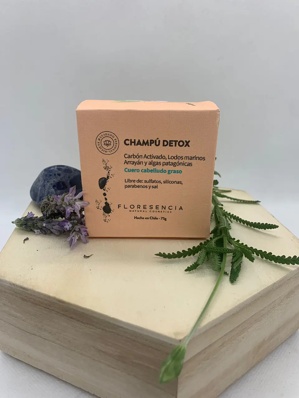Floresencia - Champú Solido Detox 75g 1