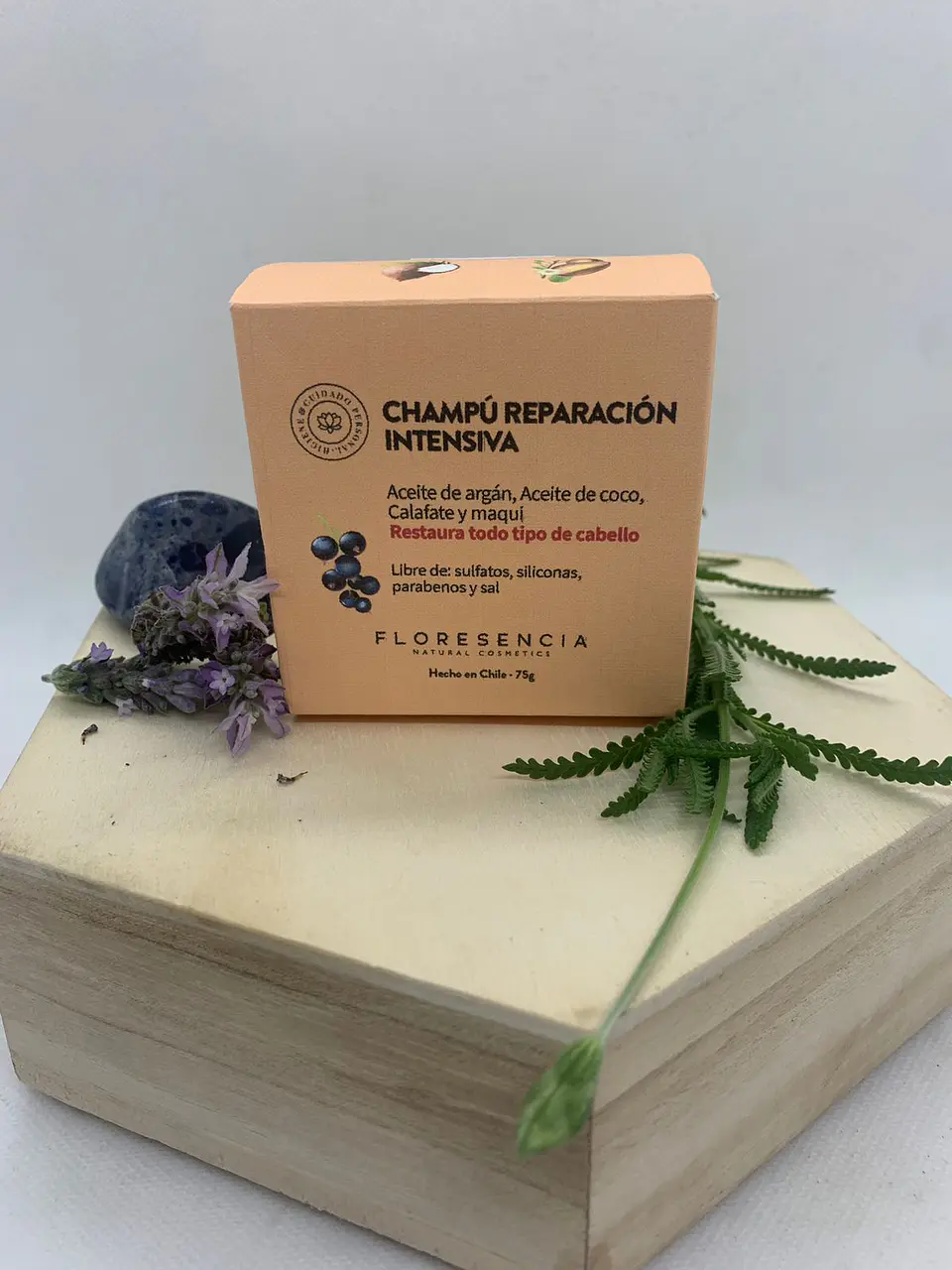 Floresencia - Champú Solido Reparación 75g 1