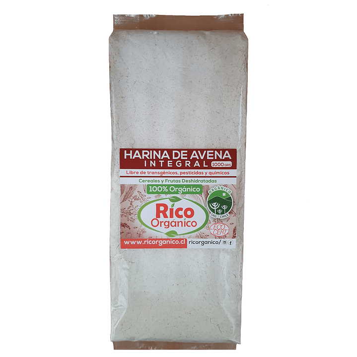Harina de Avena 1kg Organico Ricorganico  1