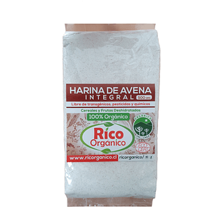 Harina de Avena 500grs Organico Ricorganico 
