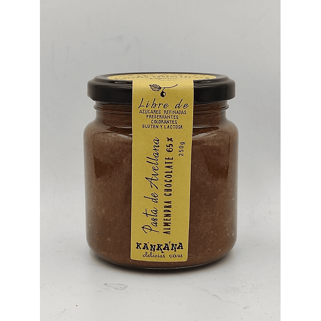 Pasta de Avellanas Almendras 250gr Kankana