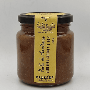 Pasta de Avellanas Almendras 250gr Kankana
