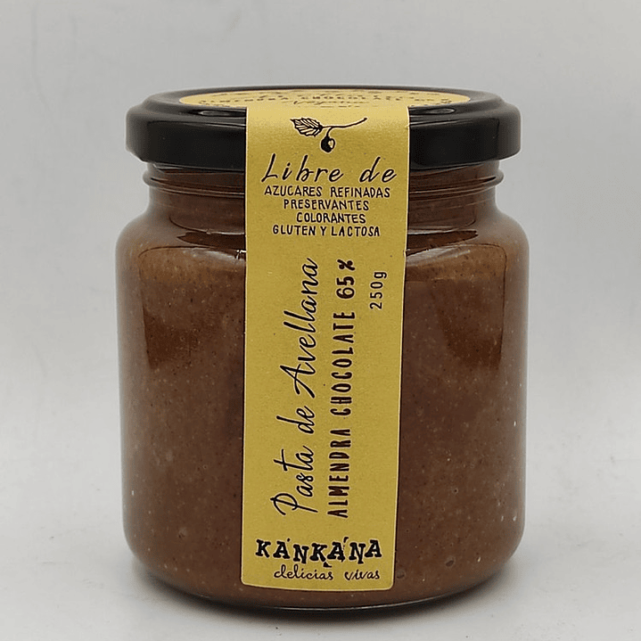 Pasta de Avellanas Almendras 250gr Kankana 1