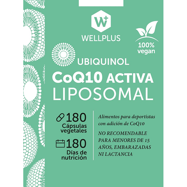 CoQ10 Activa Liposomal 180 cápsulas Wellplus