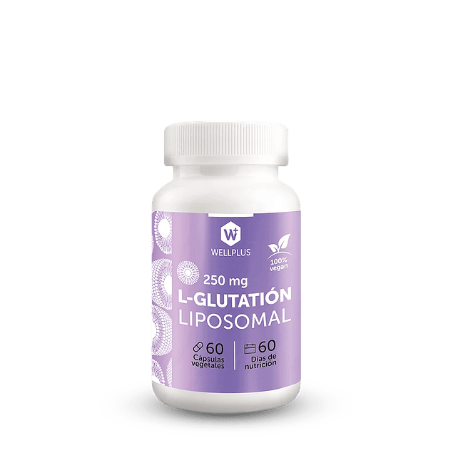 L-Glutatión Liposomal 60 cápsulas Wellplus