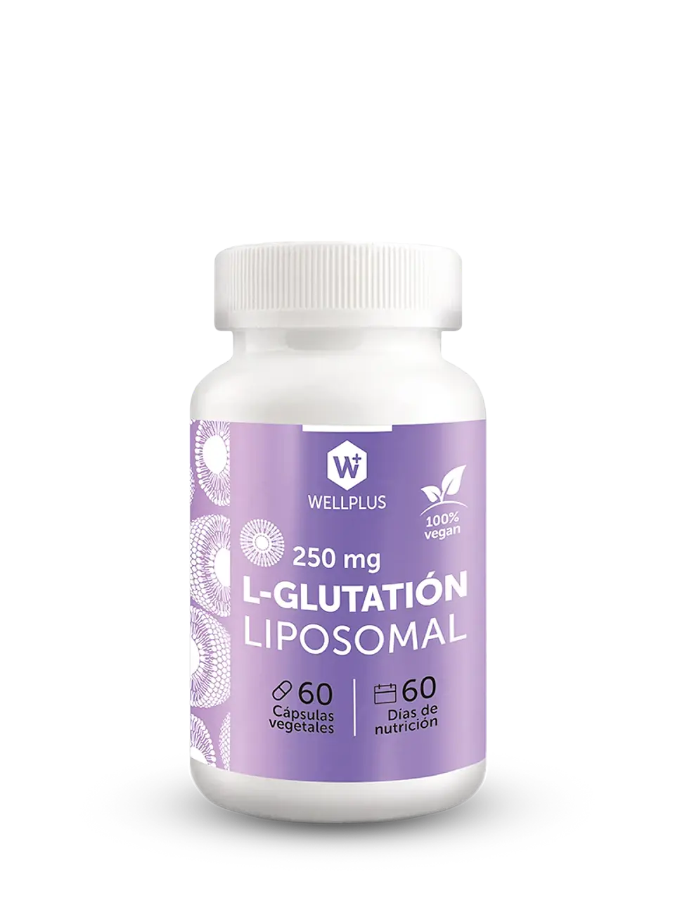 L-Glutatión Liposomal 60 cápsulas Wellplus 1