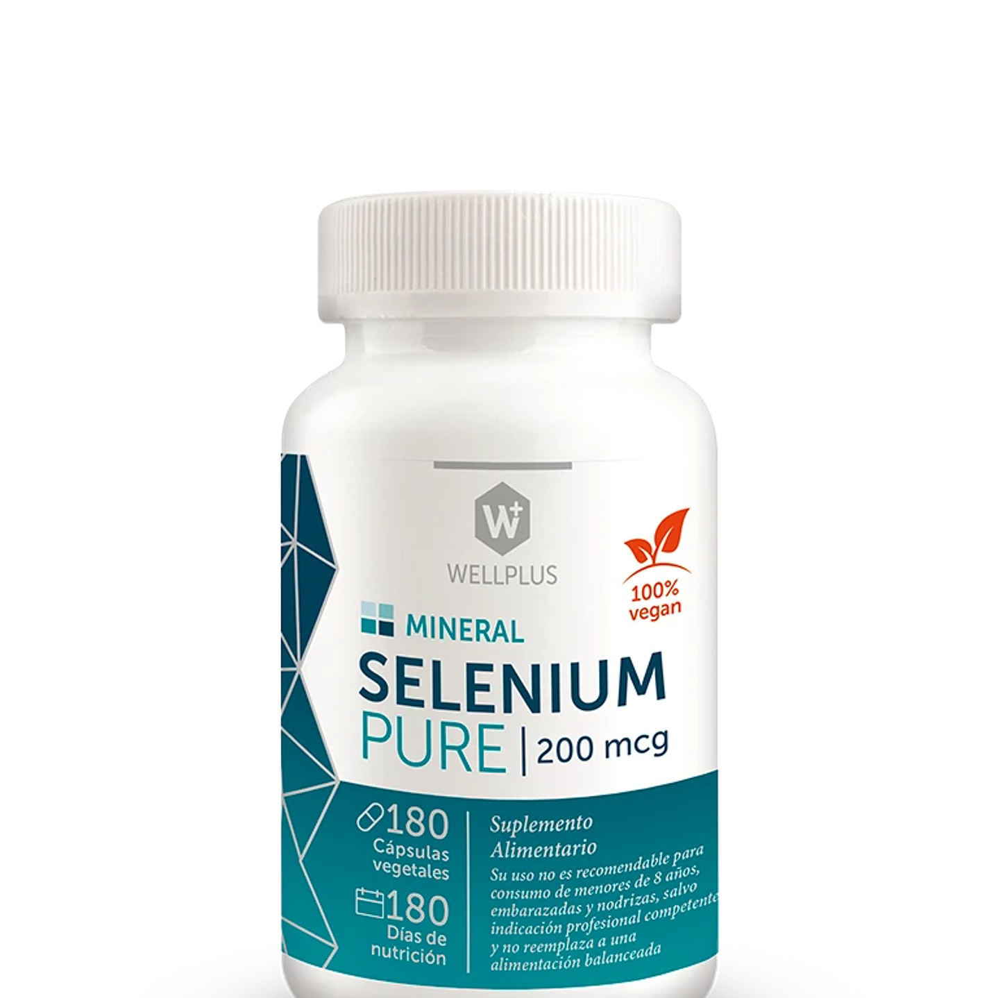 Selenium Pure 180 cápsulas Wellplus 1