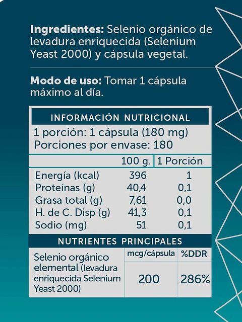 Selenium Pure 180 cápsulas Wellplus